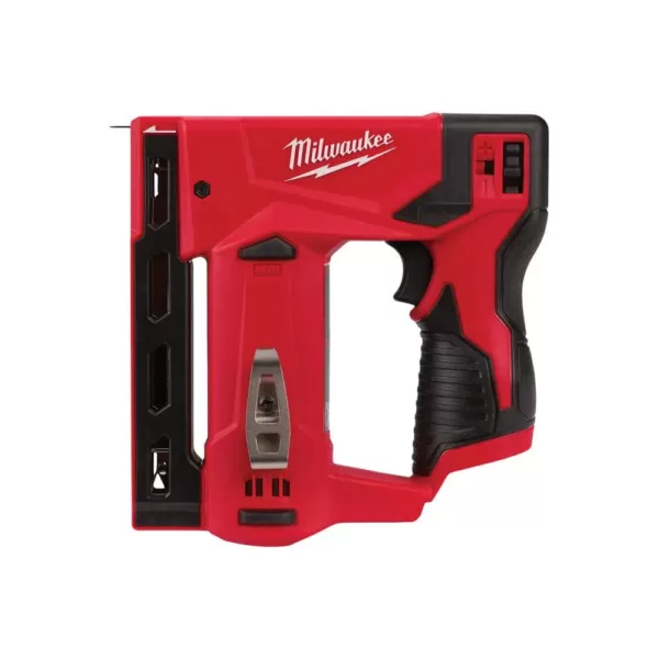 Milwaukee M12 12-Volt Lithium-Ion Cordless 3/8 in. Crown Stapler (Tool-Only)