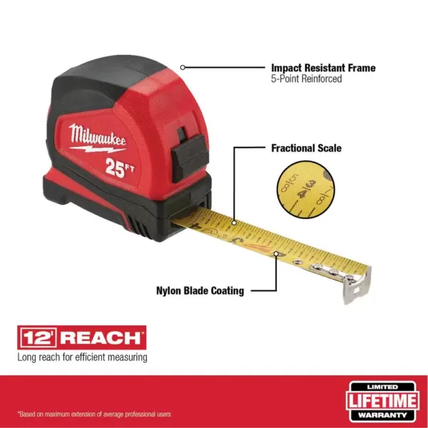 Milwaukee 30 ft. Compact Tape Measure