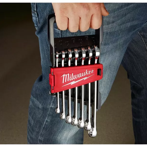 Milwaukee Combination Metric Wrench Mechanics Tool Set (7-Piece)