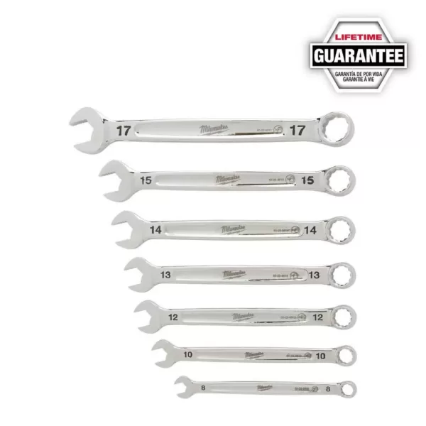 Milwaukee Combination Metric Wrench Mechanics Tool Set (7-Piece)