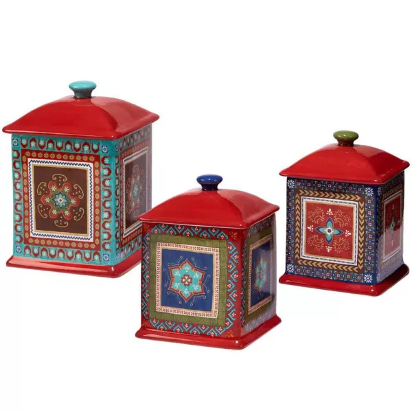 Certified International Monterrey 3-Piece Canister Set