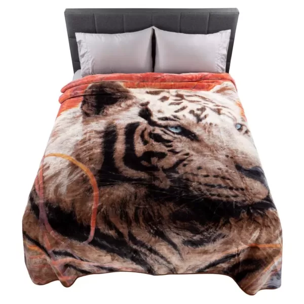 Lavish Home Multicolored Wildlife Throw Blanket