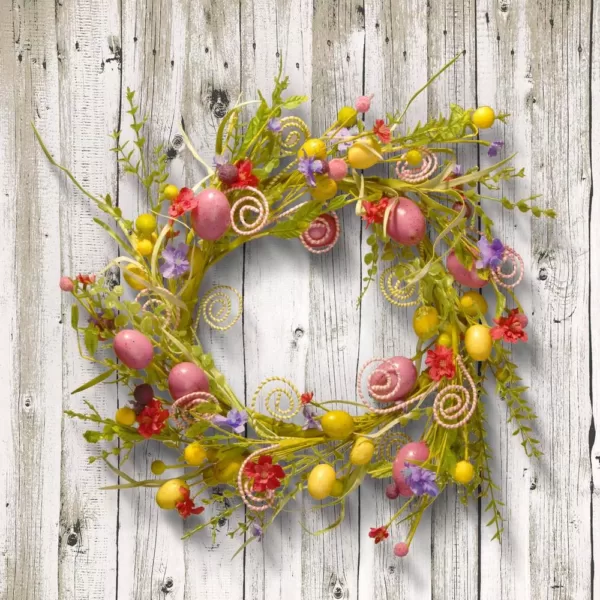 National Tree Company 24 in. Garden Accents Easter Wreath