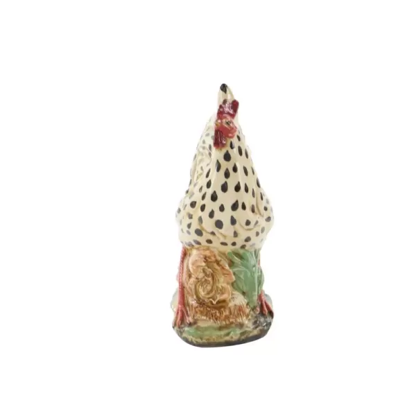 LITTON LANE 14 in. Colorful Rooster Decorative Figurine