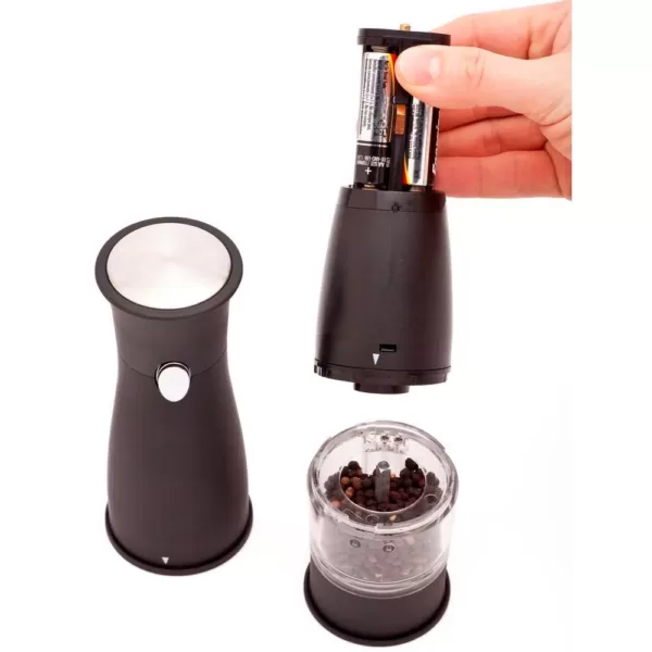 Ozeri Artesio Electric Salt and Pepper Grinder Set, BPA-Free