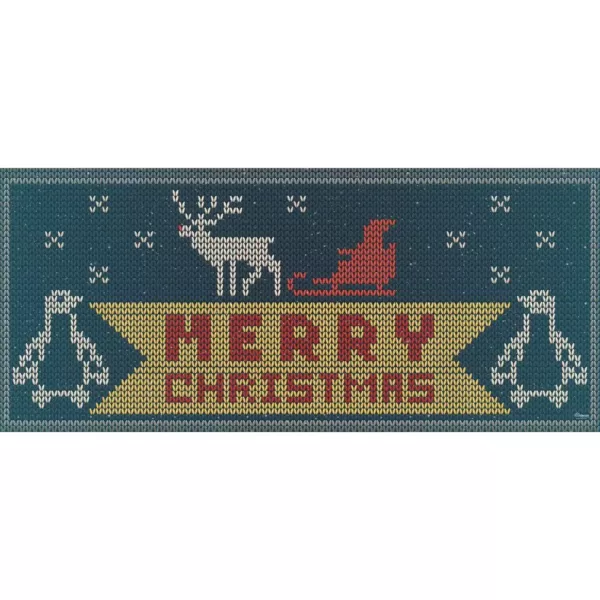 My Door Decor 7 ft. x 16 ft. Christmas Sweater Christmas Garage Door Decor Mural for Double Car Garage