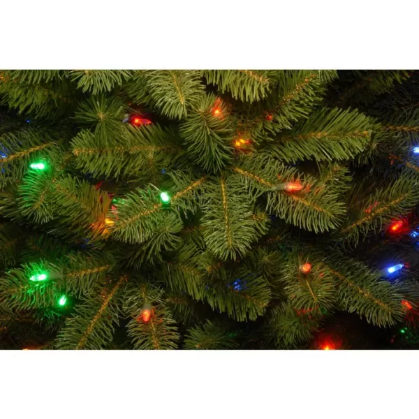 National Tree Company 9 ft. PowerConnect Bayberry Spruce Tree with Dual Color LED Lights