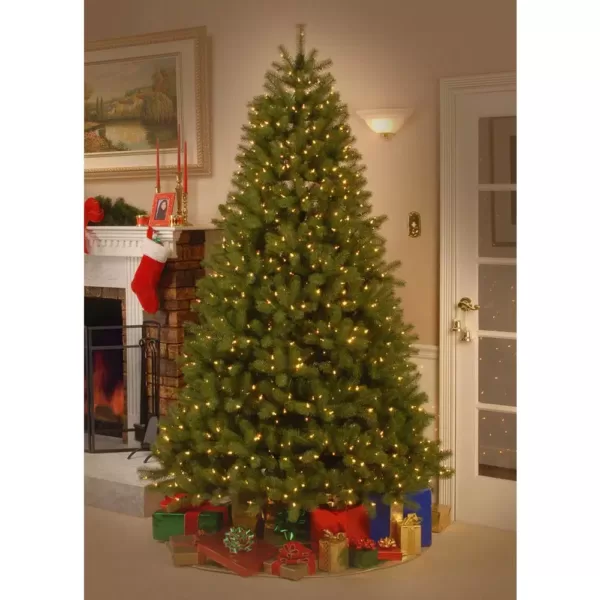 National Tree Company 7.5 ft. Downswept Douglas Fir Artificial Christmas Tree with Dual Color LED Lights