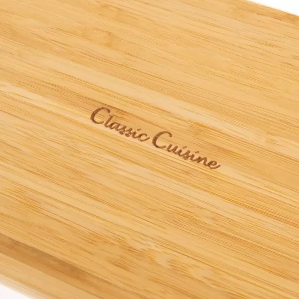 Classic Cuisine Bamboo Oval Serving Tray