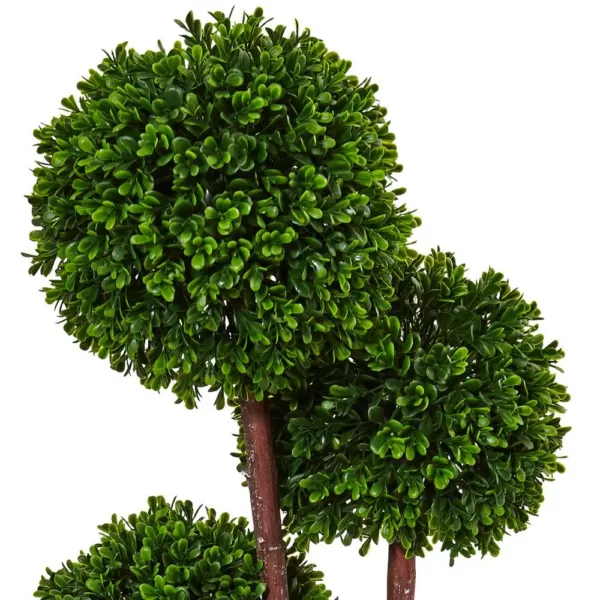 Nearly Natural Indoor/Outdoor Boxwood Topiary Artificial Tree UV Resistant