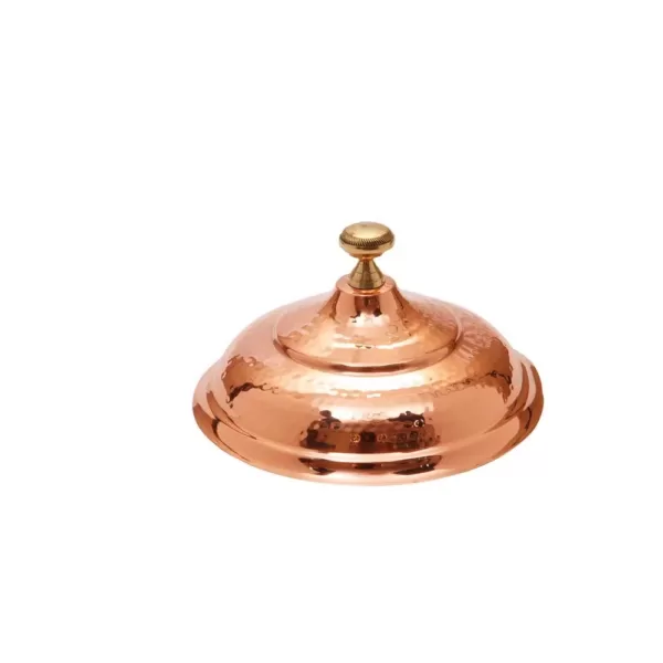 Old Dutch 1.75 qt. Round Decor Copper over Stainless Steel Chafing Dish