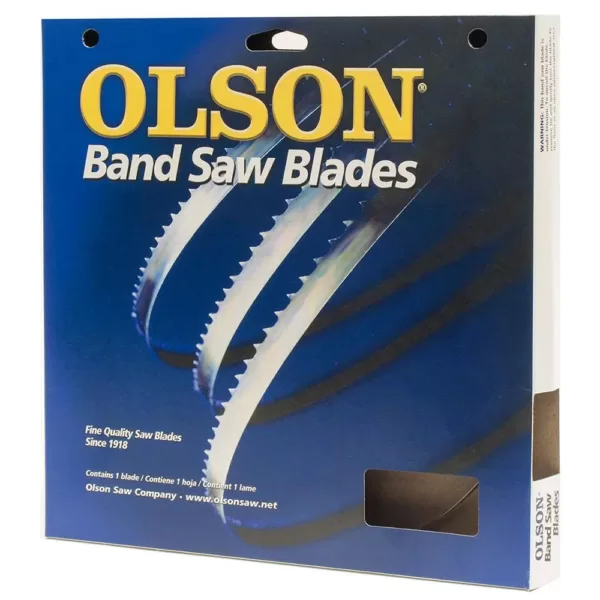 Olson Saw 80 in. L x 1/2 in. W with 3 TPI High Carbon Steel with Hardened Edges Band Saw Blade