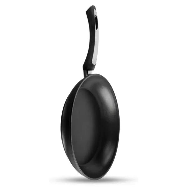 Ozeri Earth Professional Series 11 in. Aluminum Ceramic Nonstick Skillet in Onyx with Comfort Grip Handle