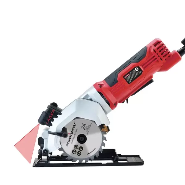 PowerSmart 4-1/2 in. 4 Amp Electric Compact Circular Saw