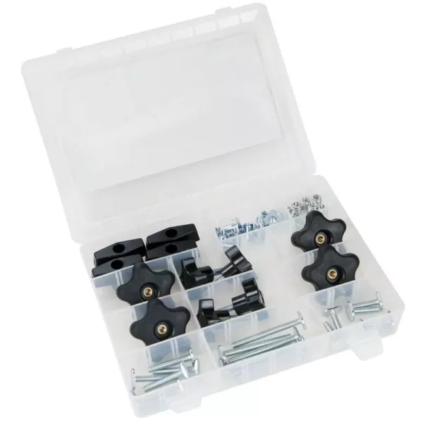 POWERTEC 1/4-20 in. T-Track Jig Hardware Kit (46-Piece)