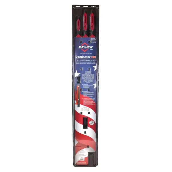 Dominator Dominator Curved Pry Bar Set (17C, 31C, 42C) (3-Pieces)