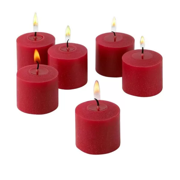 Light In The Dark 10 Hour Red Apple Cinnamon Scented Votive Candle (Set of 72)