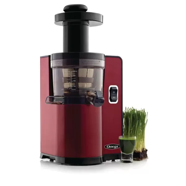 Omega Vertical Slow Speed Masticating Red Juicer