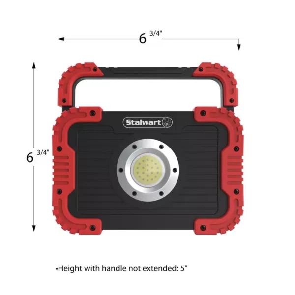 Stalwart 750 Lumens LED Work Light with Rotating Handle