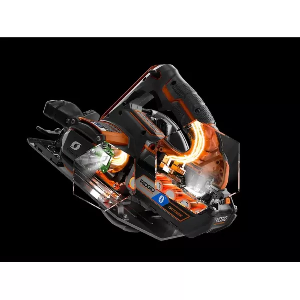 RIDGID 18-Volt OCTANE Cordless Brushless 7-1/4 in. Circular Saw (Tool Only)