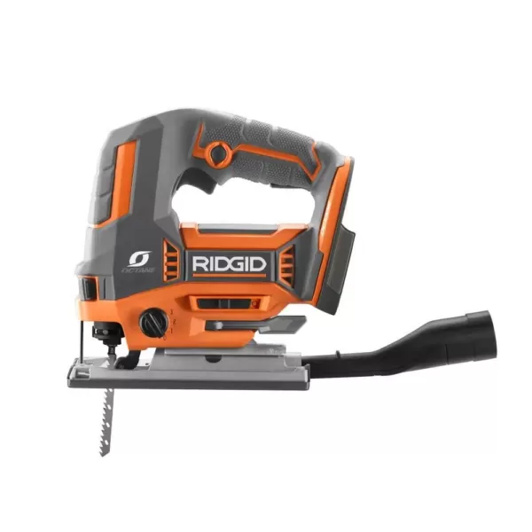 RIDGID 18-Volt OCTANE Jig Saw with 18-Volt Lithium-Ion 2.0 Ah Battery and Charger Kit