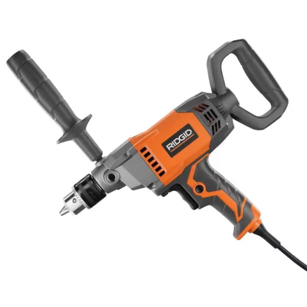 RIDGID 9 Amp Corded 1/2 in. Spade Handle Mud Mixer