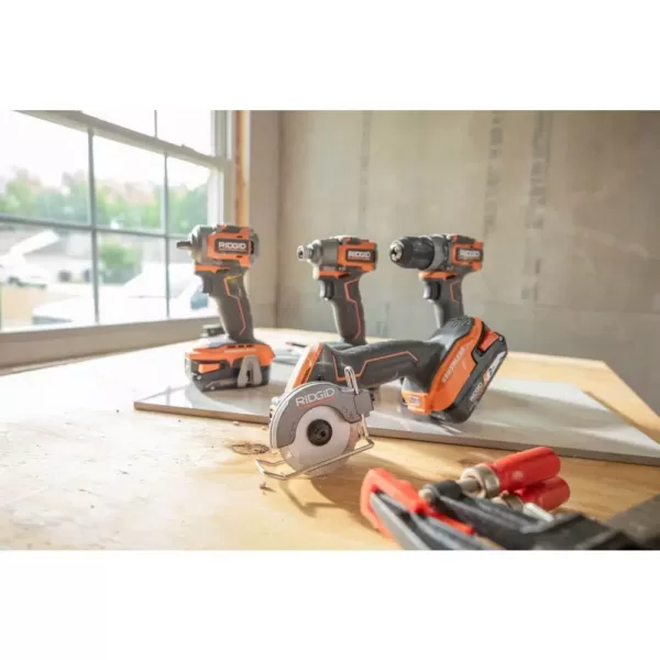 RIDGID 18V Lithium-Ion Brushless Cordless SubCompact 1/2 in. Drill/Driver (Tool-Only)