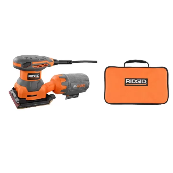 RIDGID 2.4 Amp 1/4 Sheet Sander with AIRGUARD Technology