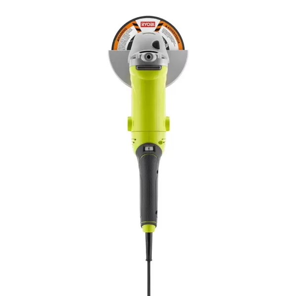 RYOBI 7 in. 10 Amp Angle Grinder