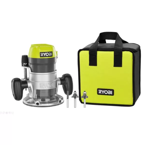 RYOBI 8.5 Amp 1-1/2 Peak HP Fixed Base Router