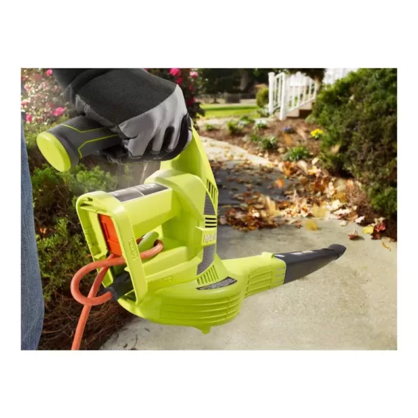 RYOBI ONE+ 150 MPH 200 CFM 18-Volt Lithium-Ion Cordless Battery Hybrid Leaf Blower/Sweeper (Tool Only)