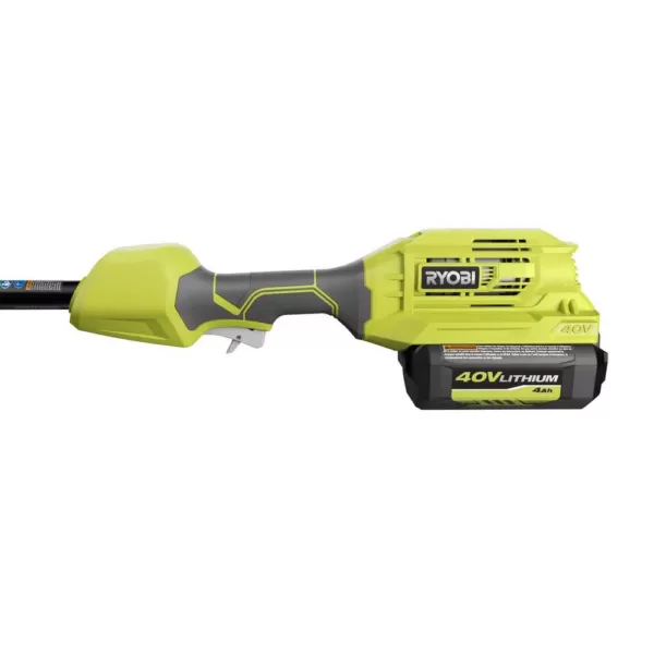 RYOBI 40-Volt X Lithium-Ion Expand-It Kit with String Trimmer/Edger/Pole Saw/Blower, 4.0 Ah Battery and Charger Included