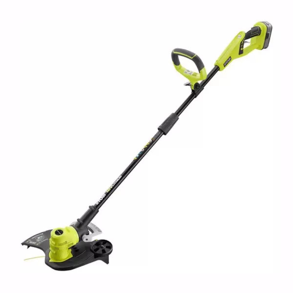 RYOBI Reconditioned ONE+ 18-Volt Lithium-Ion Cordless String Trimmer/Edger - 4.0 Ah Battery and Charger Included