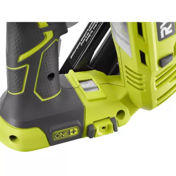 RYOBI 18-Volt ONE+ Lithium-Ion Cordless AirStrike 15-Gauge Angled Nailer Kit with ONE+ Lithium-Ion 2.0 Ah Battery and Charger