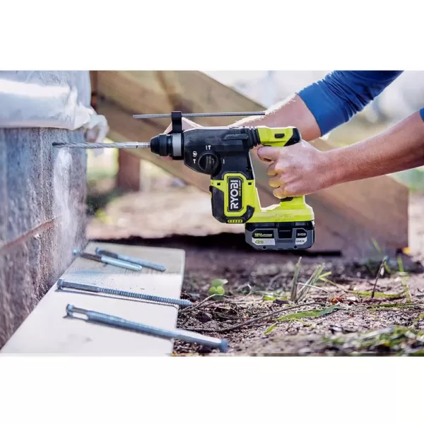 RYOBI ONE+ HP 18V Brushless Cordless 1 in. Rotary Hammer Drill (Tool Only)