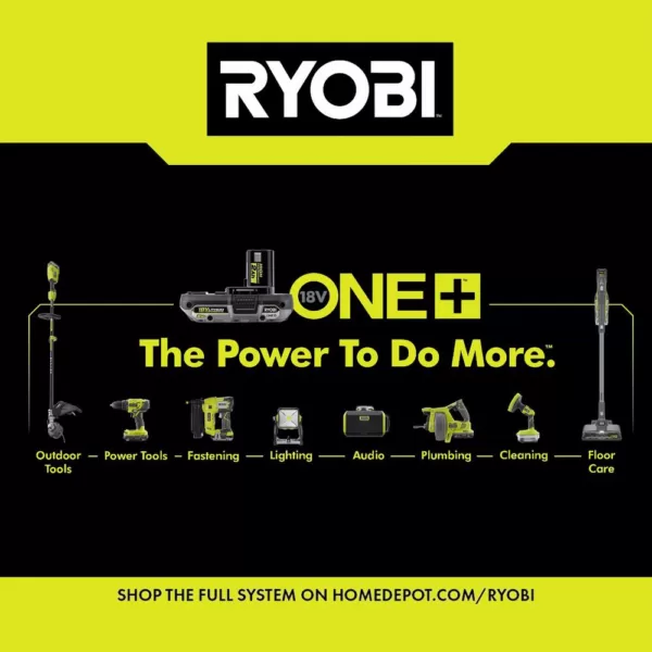 RYOBI ONE+ HP 18V Brushless Cordless 1/2 in. Hammer Drill Kit with (1) 4.0 Ah HIGH PERFORMANCE Battery, Charger, and Tool Bag