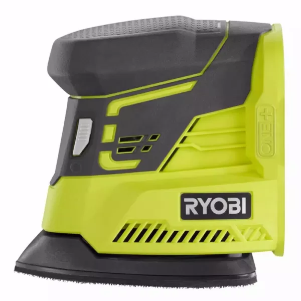 RYOBI 18-Volt ONE+ Lithium-Ion Cordless 5 in. Random Orbit Sander with ONE+ Corner Cat Finish Sander (Tools Only)