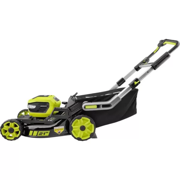 RYOBI 21 in. 40-Volt Brushless Lithium-Ion Cordless SMART TREK Self-Propelled Walk Behind Mower with 6.0Ah Battery and Charger