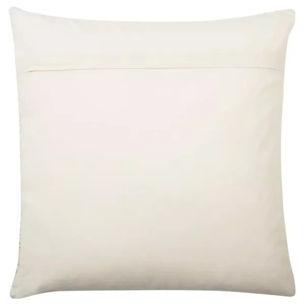 Safavieh Golden Foil Golden Cream Solid Down Alternative 20 in. x 20 in. Throw Pillow