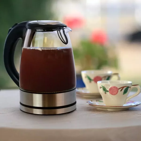 Better Chef 7-Cup Glass and Stainless Steel Cordless Electric Tea Kettle