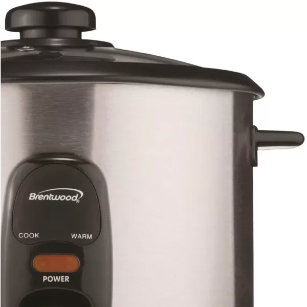 Brentwood Appliances 5-Cup Silver Rice Cooker