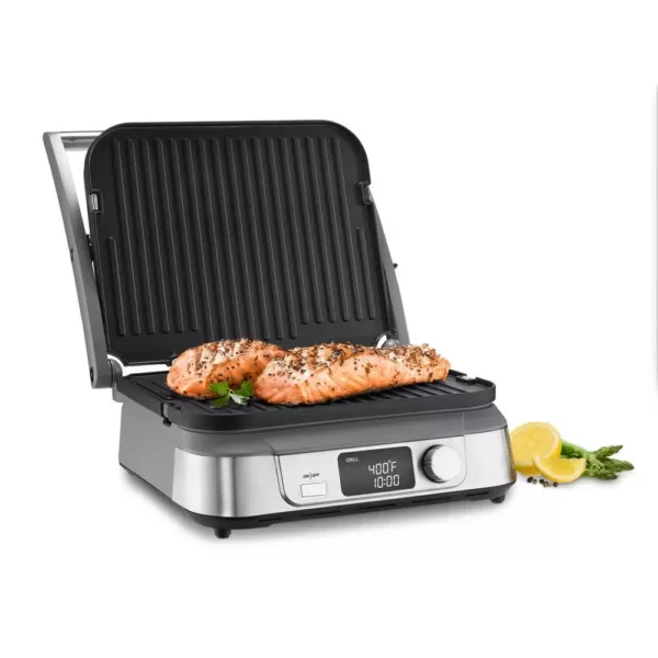 Cuisinart Griddler 5 Brushed Stainless Steel Panini Press and Griddle