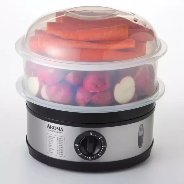 AROMA 20-Cup Stainless Steel Food Steamer