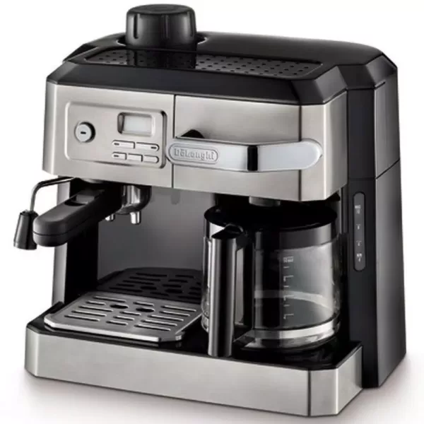 DeLonghi All-In-One 10-Cup Stainless Steel Drip Cofffee Maker and Espresso Machine