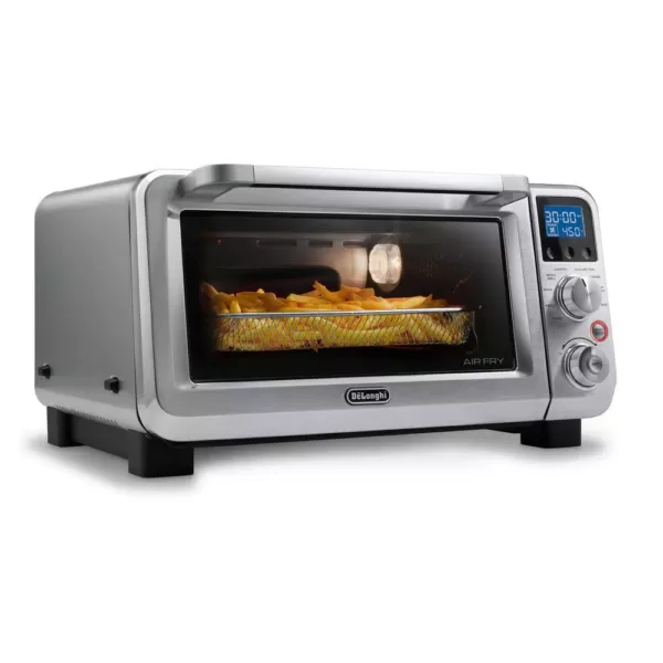 DeLonghi Livenza 2000 W 6-Slice Stainless Steel Toaster Oven, Convection and Air Fryer