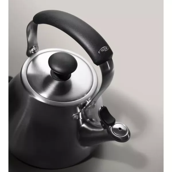 OXO Good Grips Classic 6.8-Cup Brushed Stainless Steel Tea Kettle