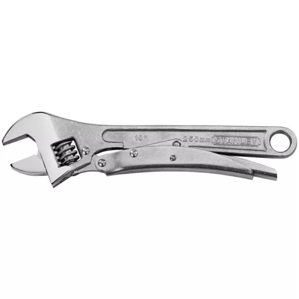 Stanley MaxGrip 10 in. Locking Adjustable Wrench