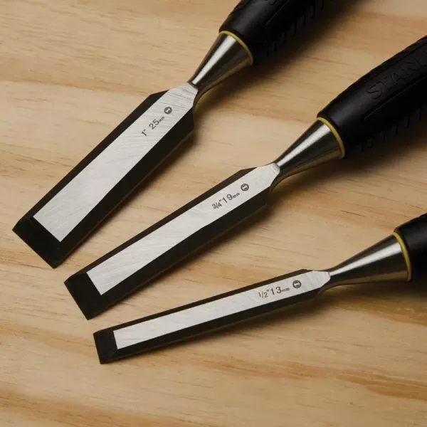 Stanley Basic Wood Chisel Set (3-Piece)