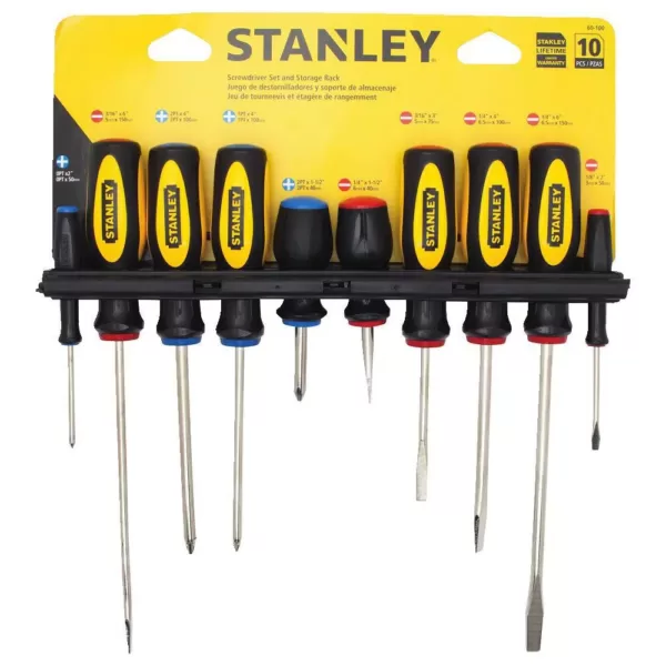 Stanley Screwdriver Set (10-Piece)