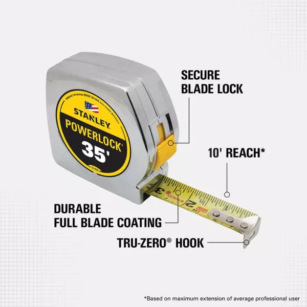 Stanley 35 ft. PowerLock Tape Measure